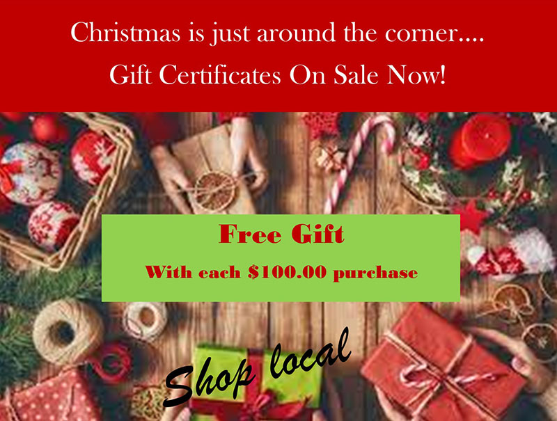 Gift Certificate Small Sign 2022